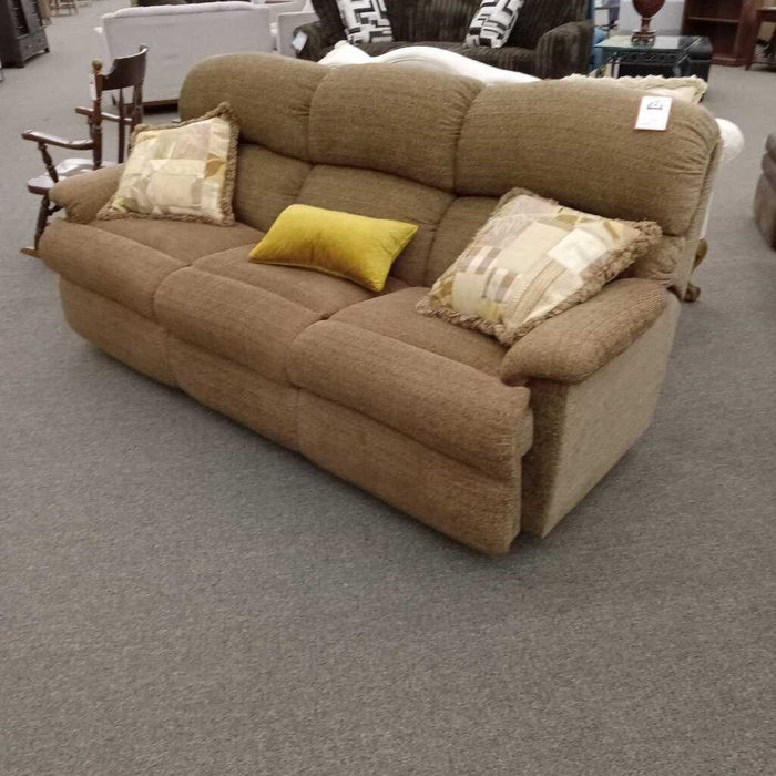 Wheat Fabric Reclining Sofa