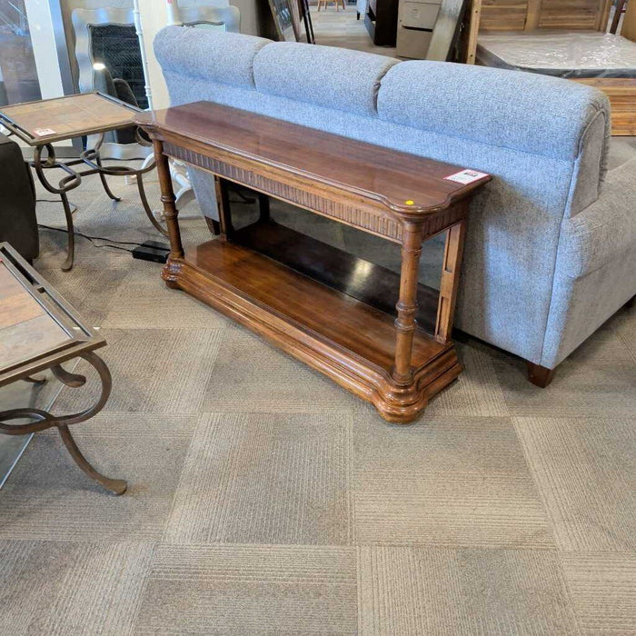 Mirrored Back Sofa Table