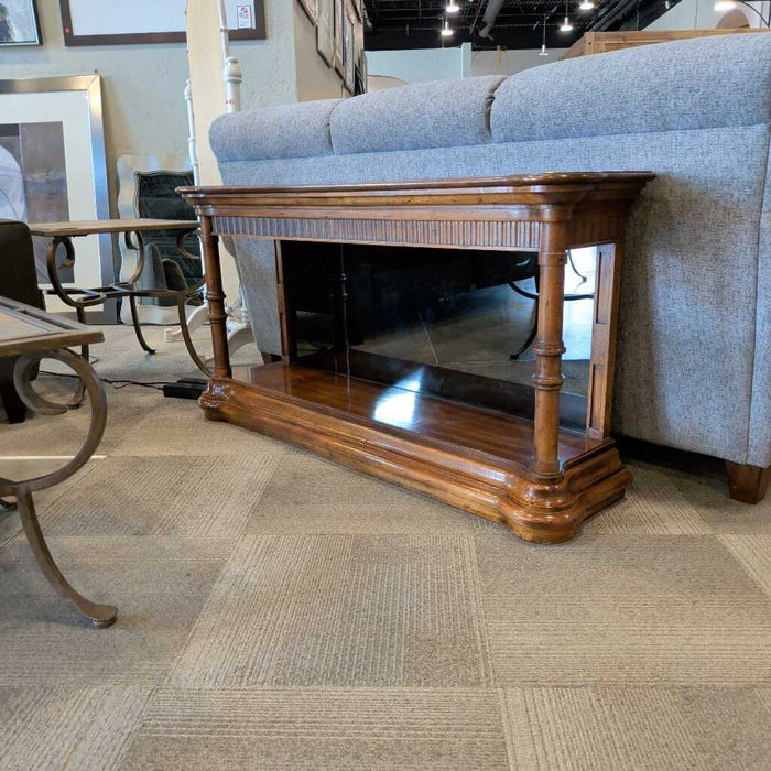 Mirrored Back Sofa Table