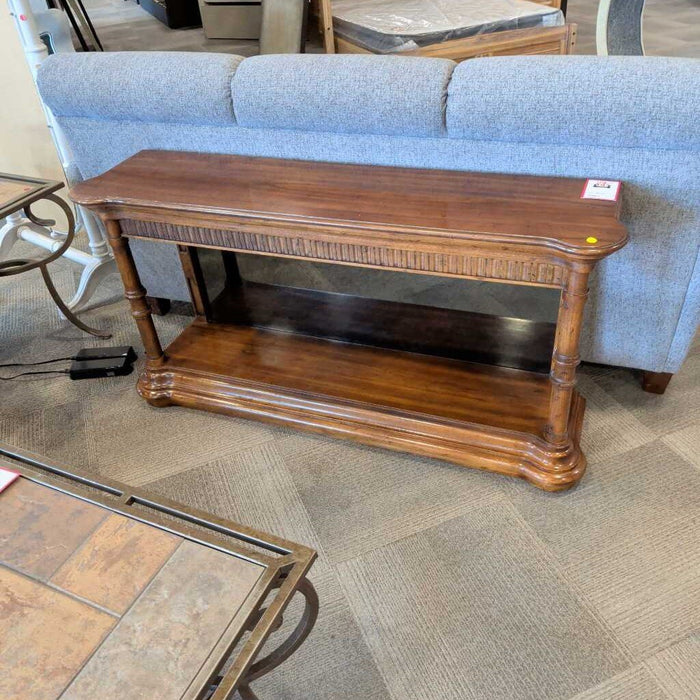Mirrored Back Sofa Table