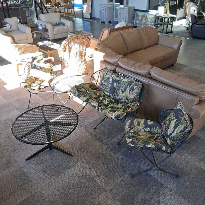 5pc. Green Metal Outdoor Set