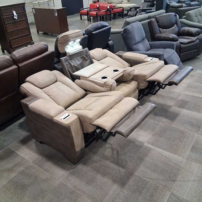 "Durapella" 2-tone Pwr Sofa