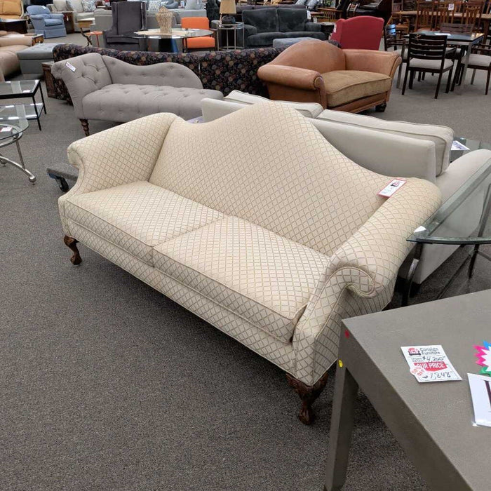 Vintage Cream Uph. Loveseat