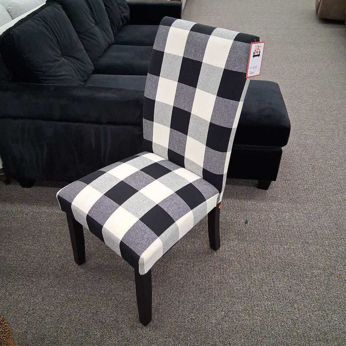 Pair of Black & White Chairs