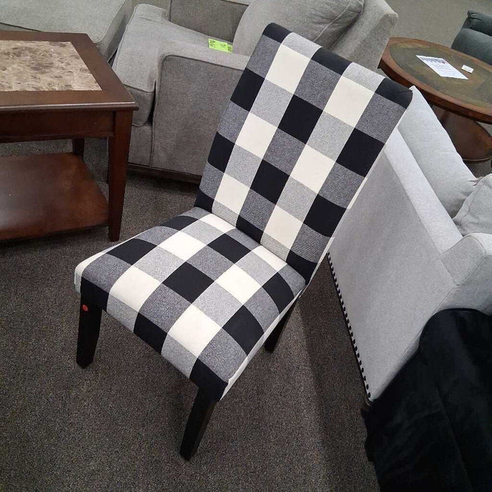 Pair of Black & White Chairs
