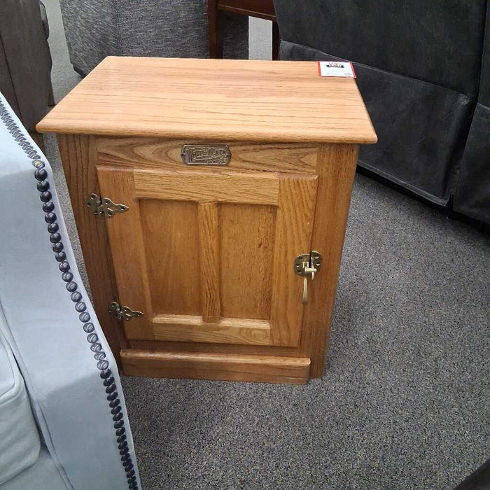 White Clad Oak End Table