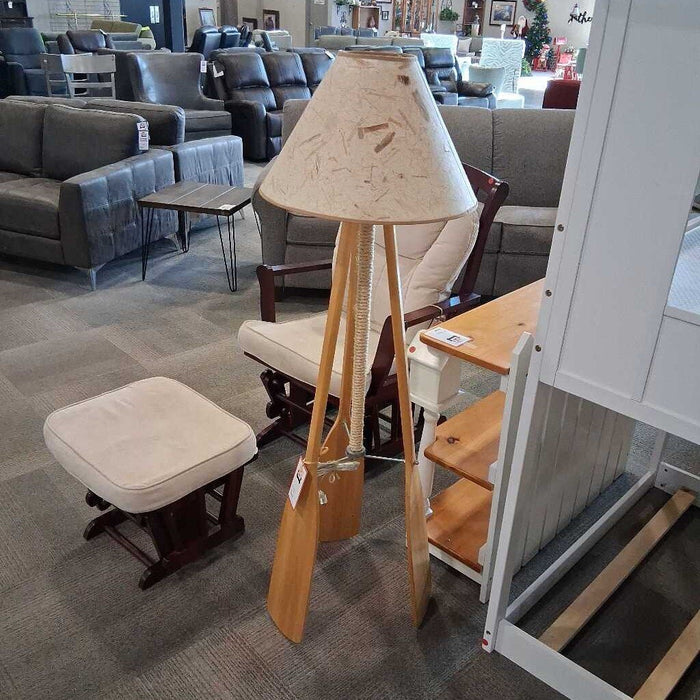 Boat Oar Floor Lamp