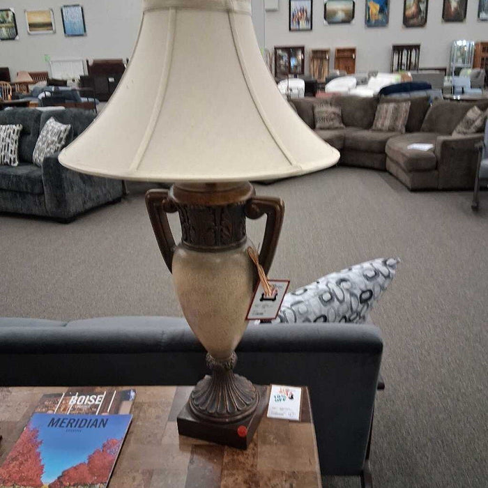 Beige Vase Style Lamp