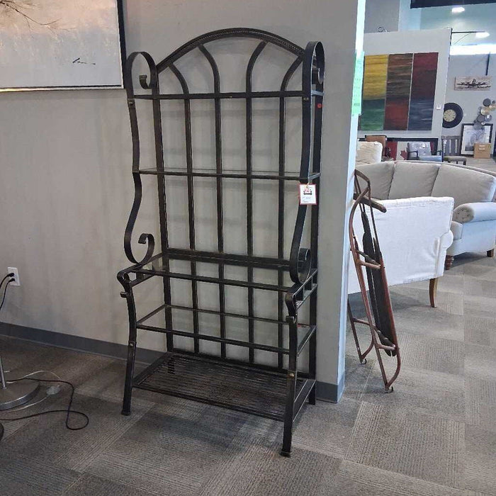 Black Metal Bakers Rack