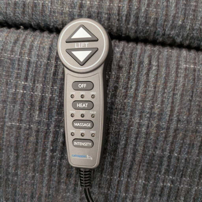 Blue Fabric Lift Chair