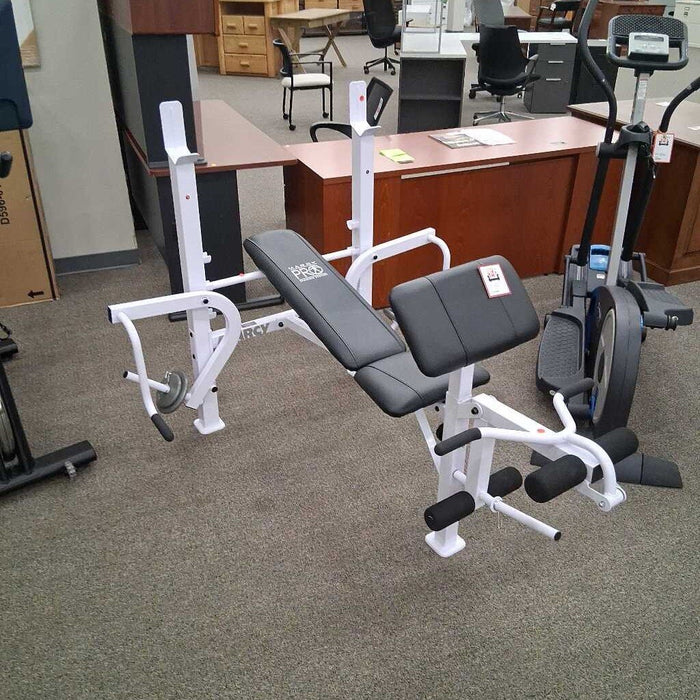 Marcy White Weight Bench w/ 10#