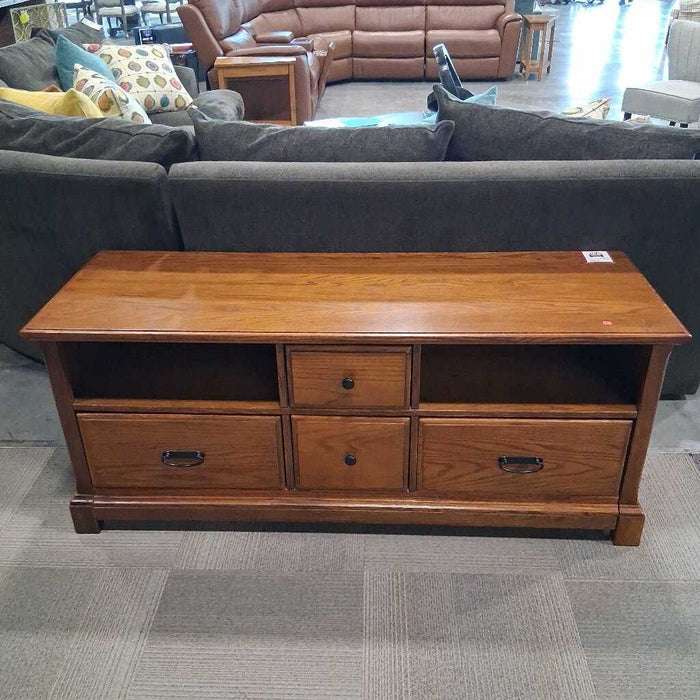 Oak T.V. Console