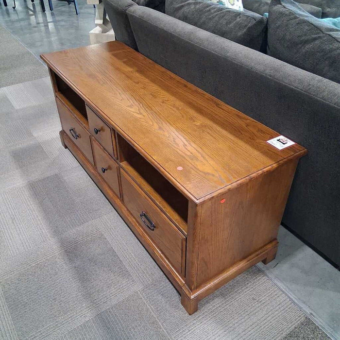 Oak T.V. Console