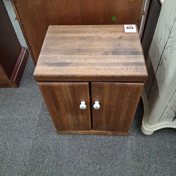 Vintage Oak Nightstand
