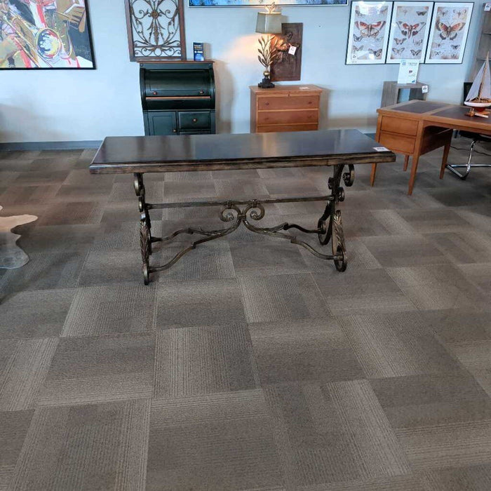 Lg. Entry Table w/ Iron Legs