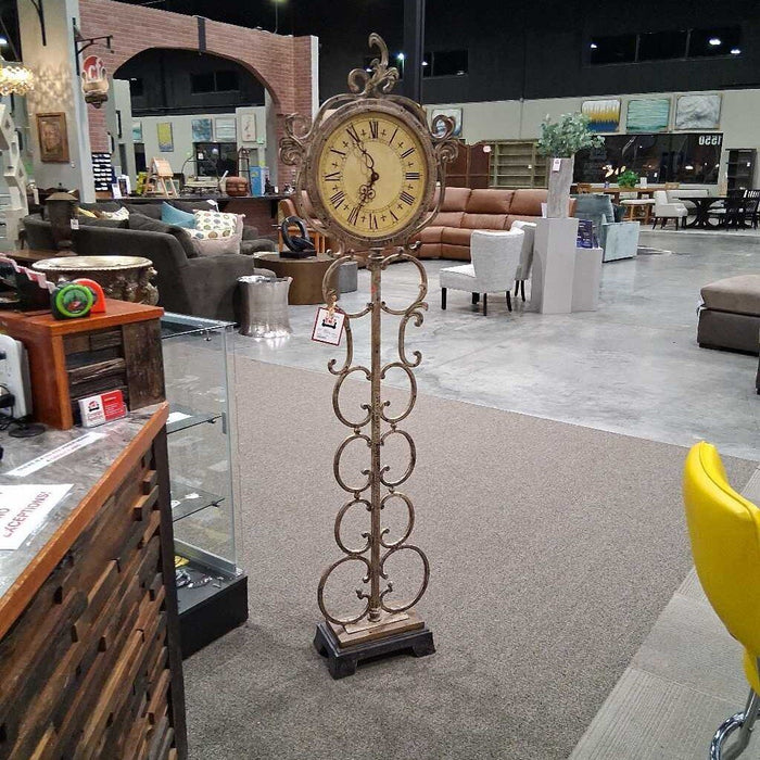 Distressed Painted Floor Clock