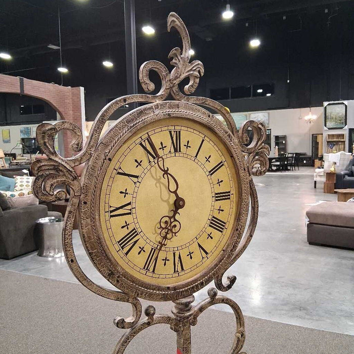 Distressed Painted Floor Clock