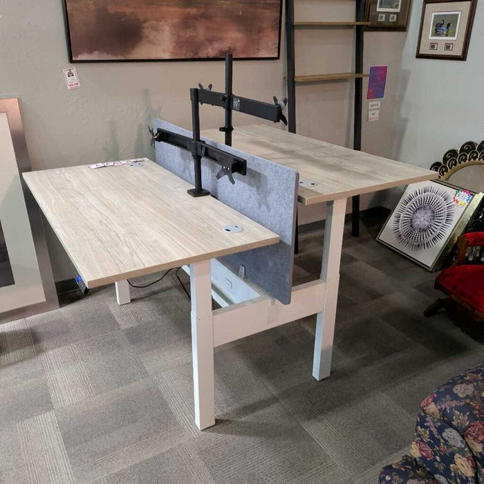 Double Pwr Adjustable Desk
