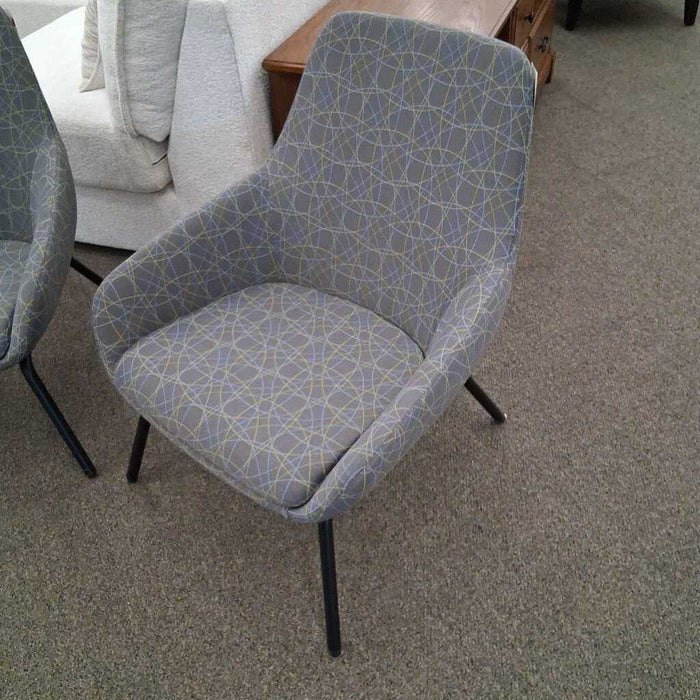 "Lilly" Gray Accent Chairs