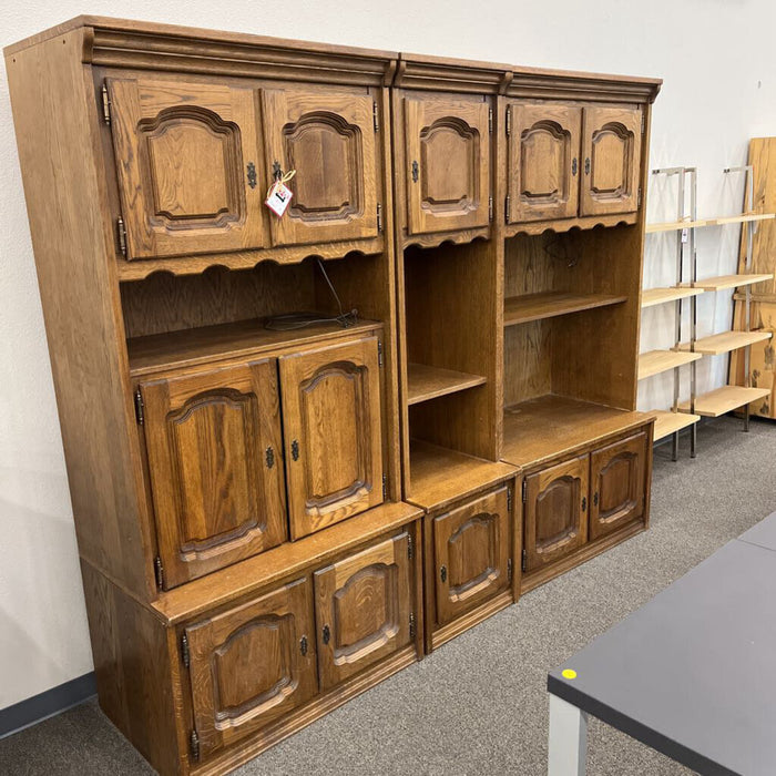 Belgium Oak Wall Unit