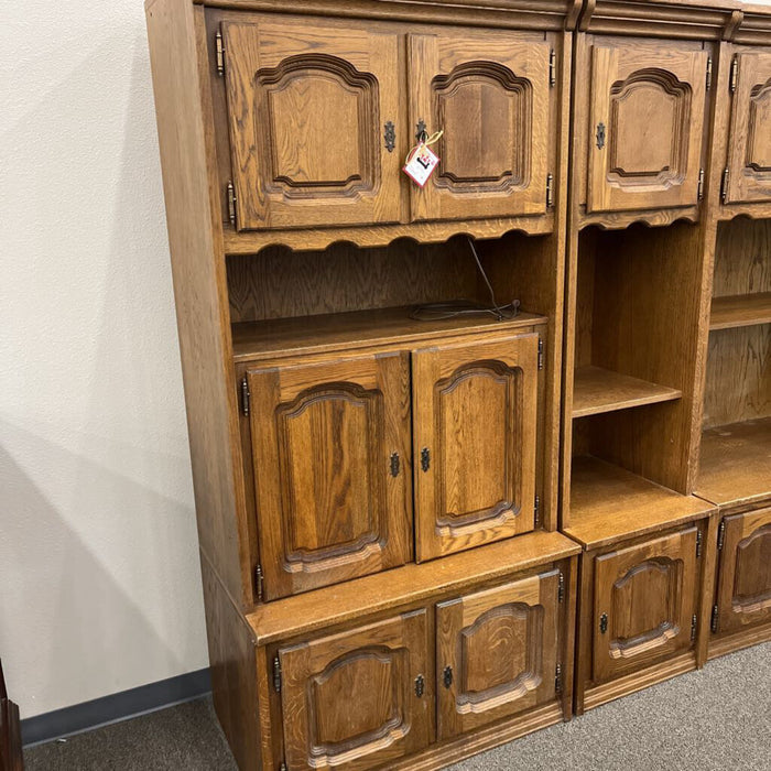 Belgium Oak Wall Unit