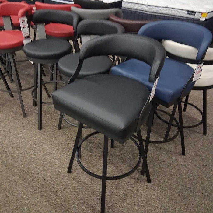H 5565-29bk Swivel Counter Stool Black