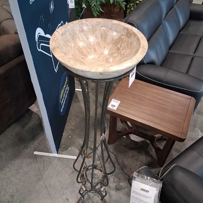 Tall Iron Stand w/ Basin