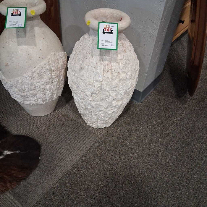 Tessellated Stone Floor Vase