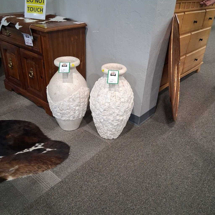 Tessellated Stone Floor Vase