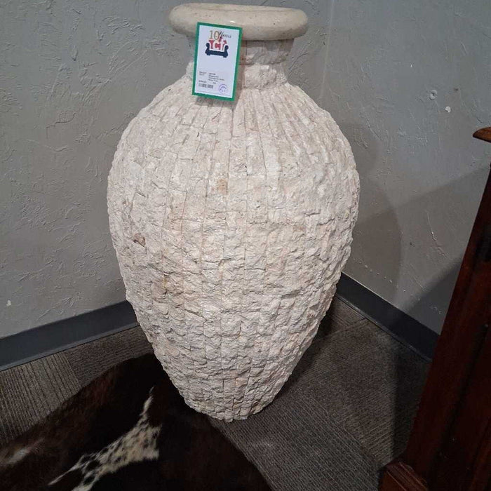 Tessellated Stone Floor Vase