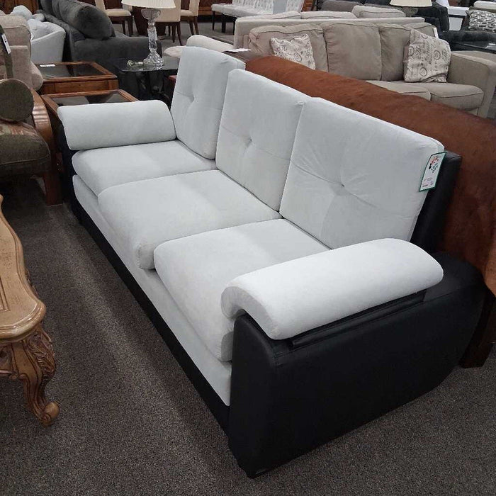 Modern Black & White Sofa