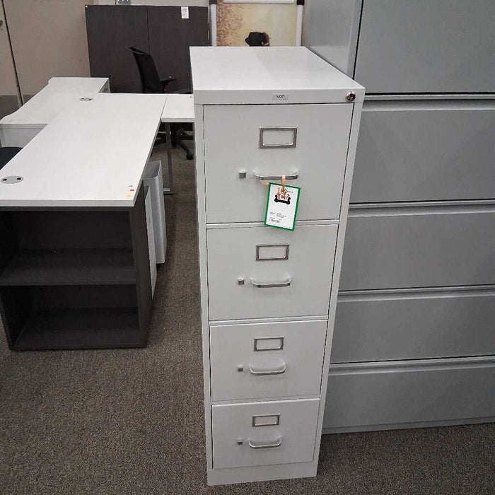 Gray Metal File Cabinet