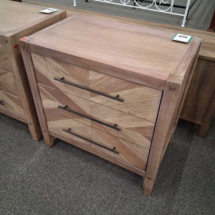 Rustic Wood Nightstand
