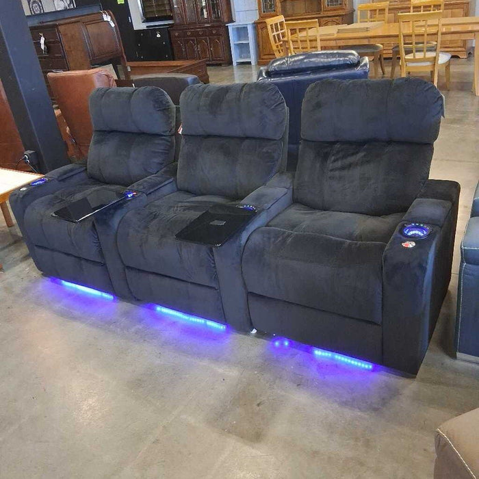 Black 3pc. Theater Seating