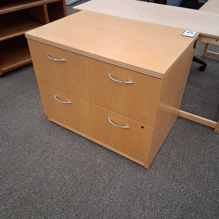 Blonde 2 Drawer File Cabinet