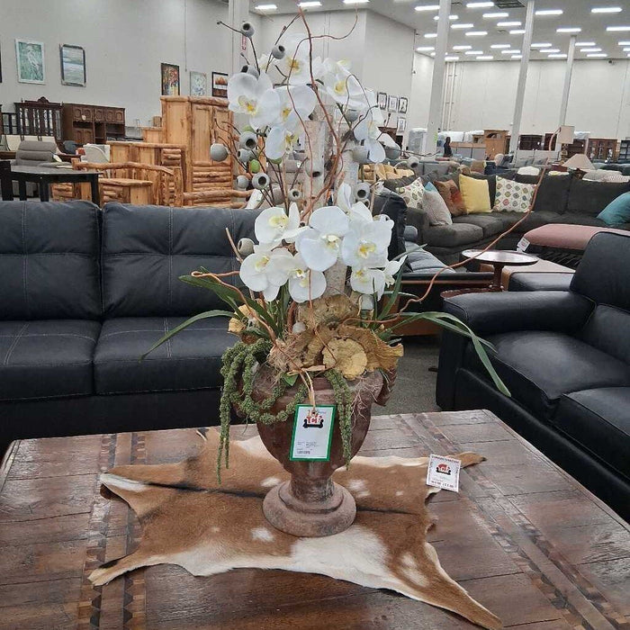 Birch Branch Accent in Brown Vase