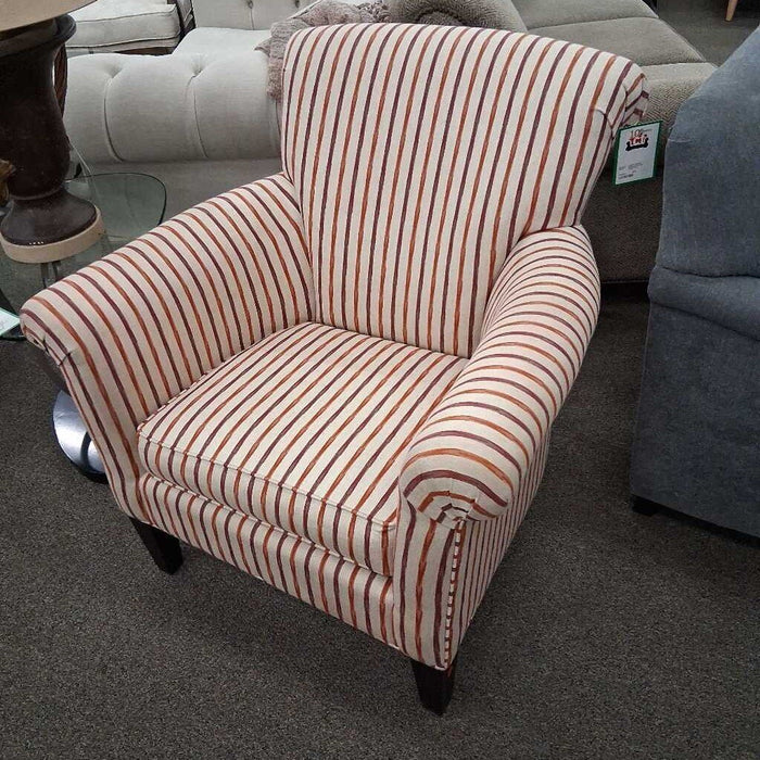Stripped Accent Chair