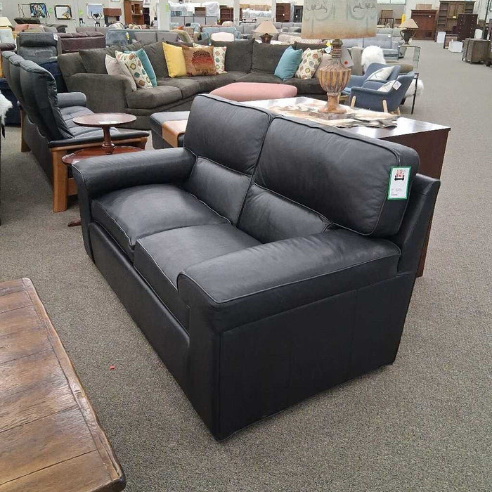 Black Leather Loveseat