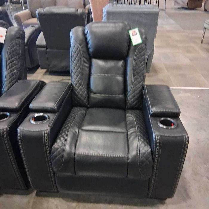 Black Pwr Theater Style Recliner