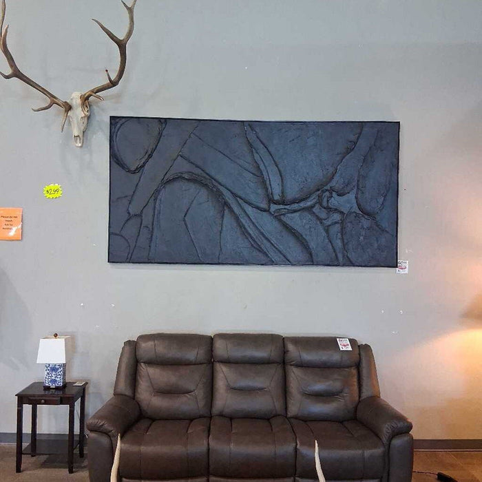 "Velvet Shadows" Textured Painting 50x100