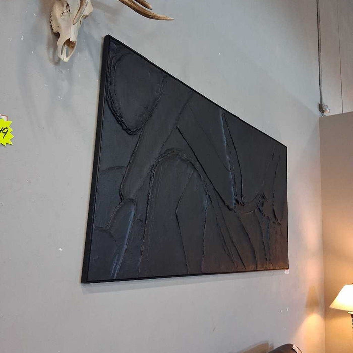 "Velvet Shadows" Textured Painting 50x100