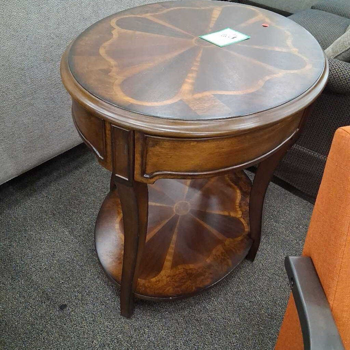 Oval 2-tier Side Table