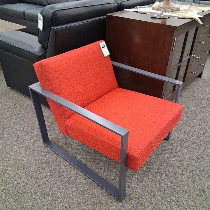 MCM Red & Black Chair