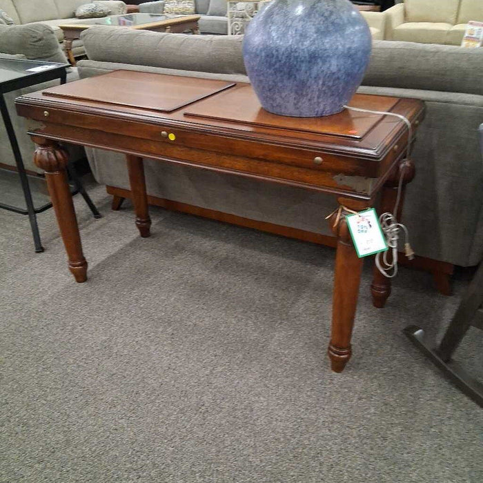 Brass Accent Entry Table