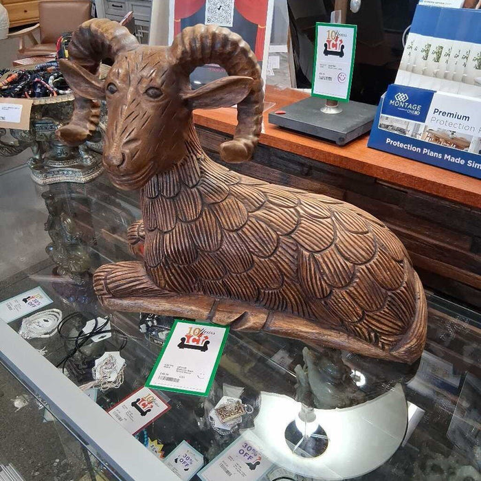 Bighorm Ram Wood Decor