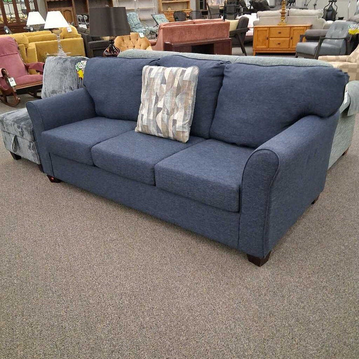 Blue Fabric Sofa