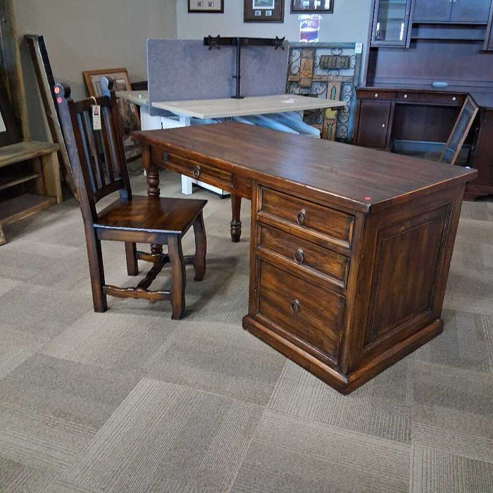 Vintage Cherry Desk w/ Chair