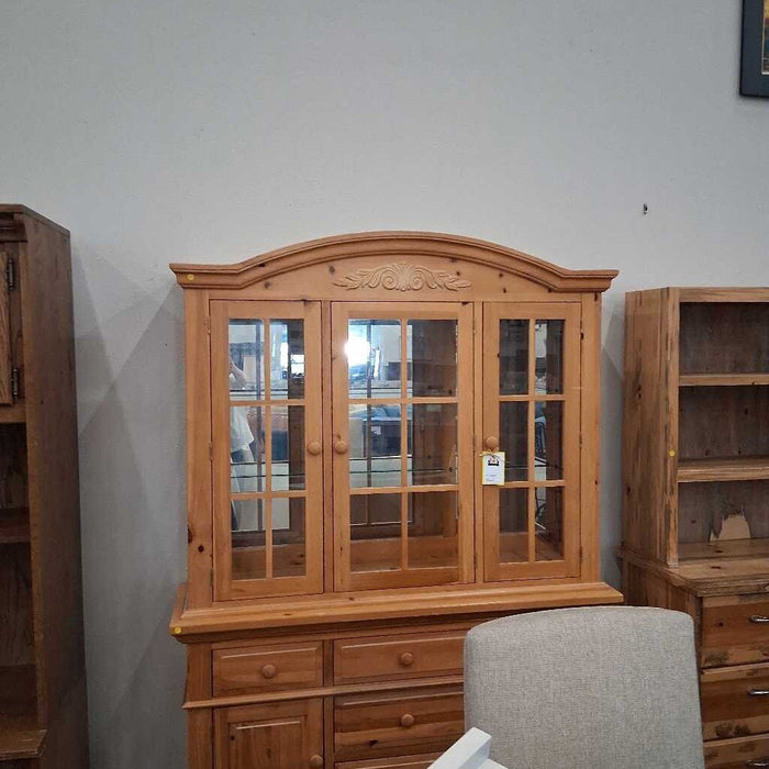 Broyhill Pine China Hutch