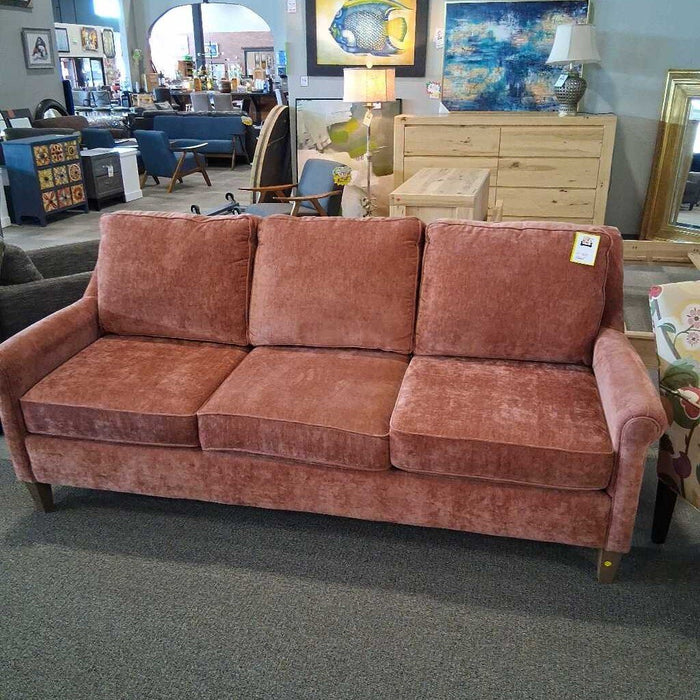 England Red Fabric Sofa