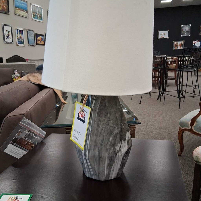 Gray Marbled Lamp